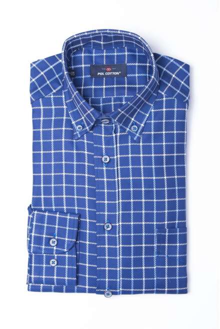 Camisa button down cuadro ventana