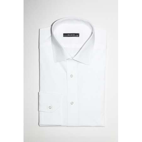 Camisa cuello y puño clásico Confort line blanco