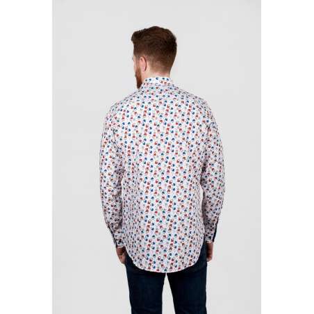 Camisa floral rosas