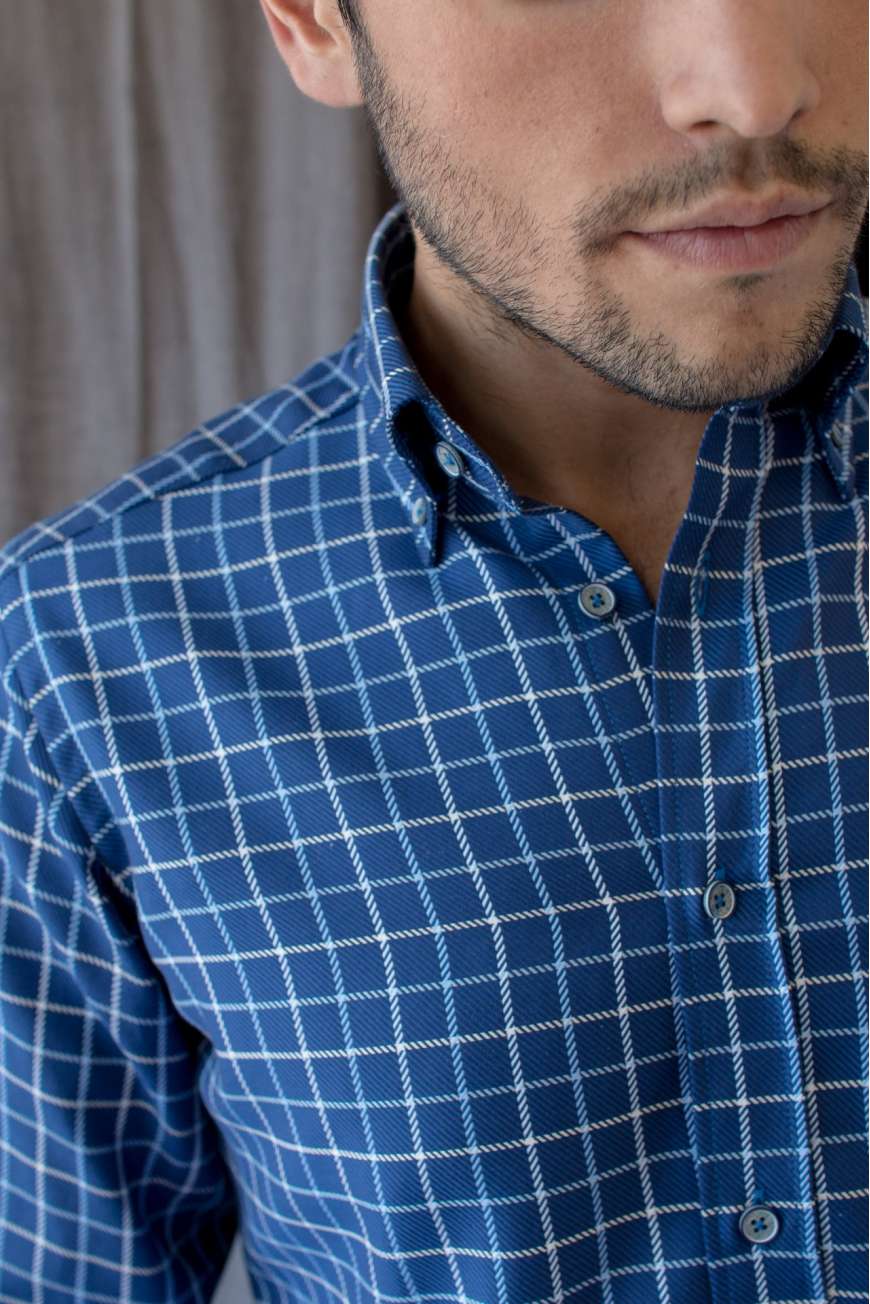 Camisa button down cuadro ventana