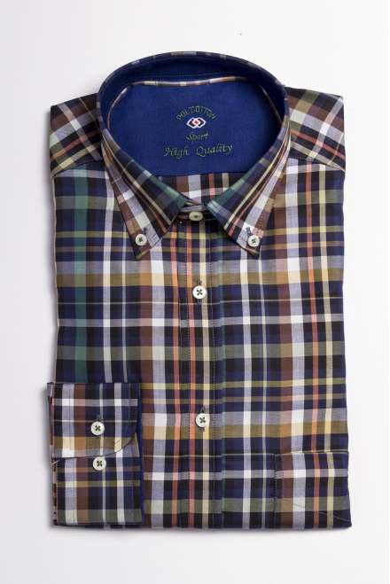 CAMISA TWILL CUADRO SPORT...