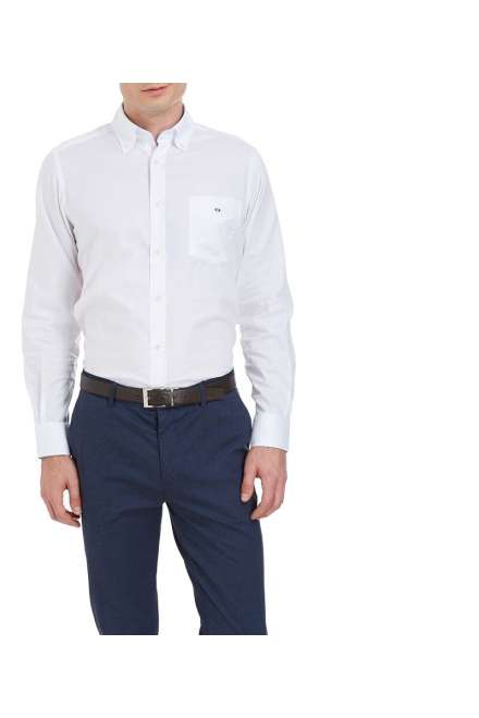 CAMISA LISO BLANCO