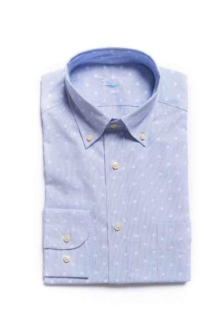 CAMISA MICRORAYA AZUL PUNTO...