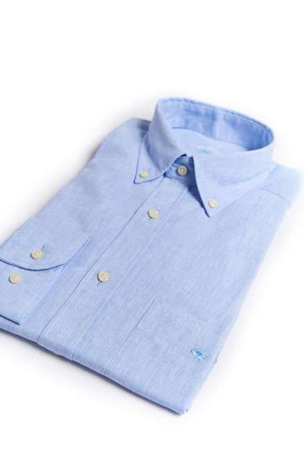 CAMISA AZUL LISO