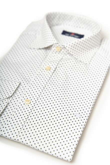 CAMISA CÍRCULOS NEGRO